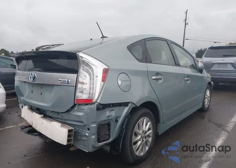 2012 Toyota Prius Plug-In Advanced from USA, damaged, VIN JTDKN3DP8C3012273